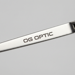 Logotipo láser de marco de gafas de metal