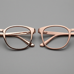 Acabado enchapado de marcos ópticos de metal personalizados